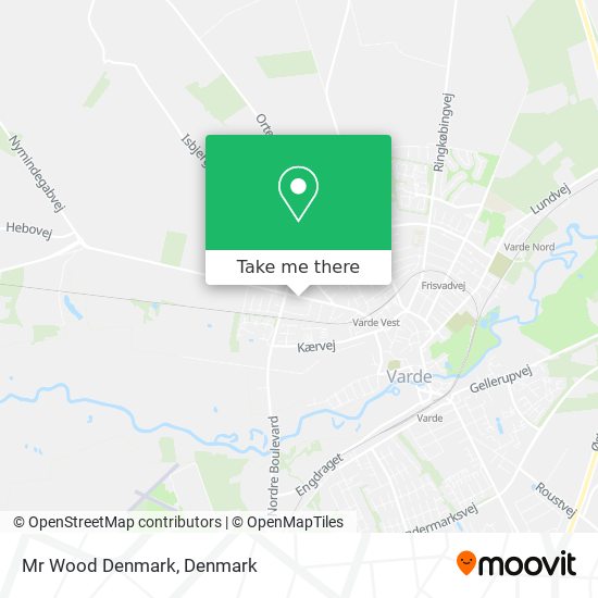 Mr Wood Denmark map