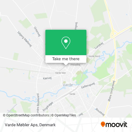 Varde Møbler Aps map