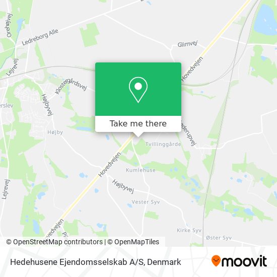 Hedehusene Ejendomsselskab A/S map