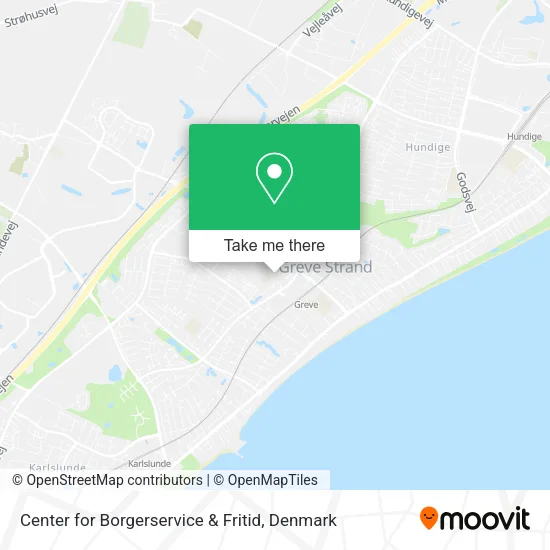 Center for Borgerservice & Fritid map