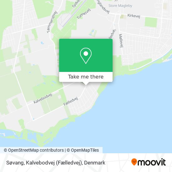 Søvang, Kalvebodvej (Fælledvej) map