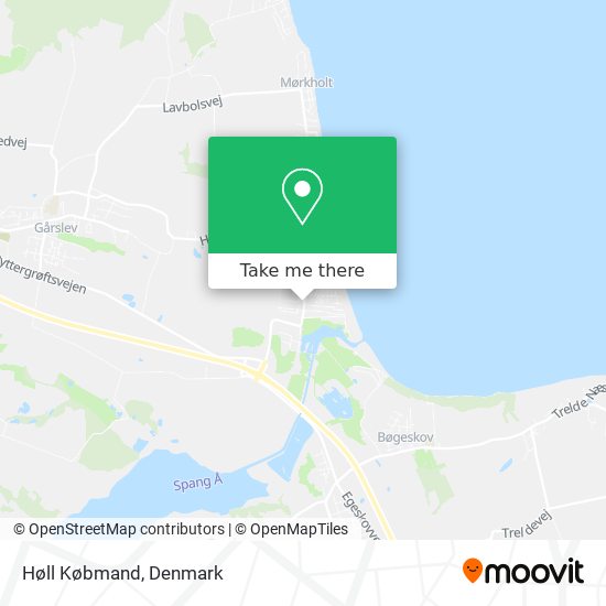 Høll Købmand map