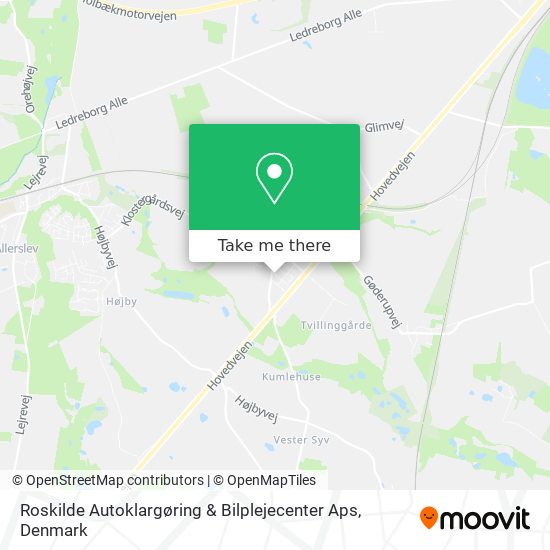 Roskilde Autoklargøring & Bilplejecenter Aps map