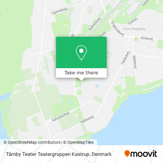 Tårnby Teater Teatergruppen Kastrup map