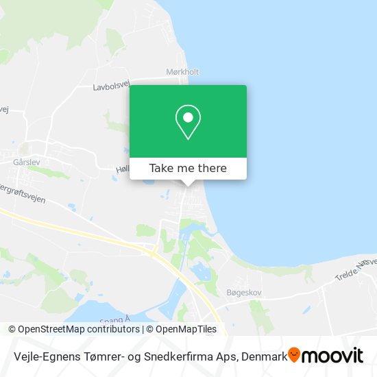 Vejle-Egnens Tømrer- og Snedkerfirma Aps map