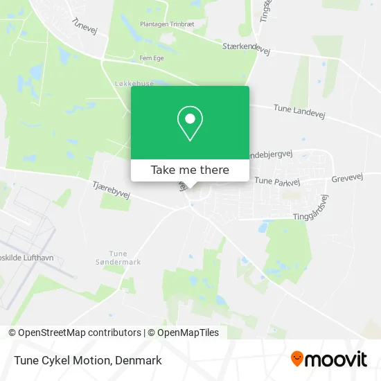 Tune Cykel Motion map