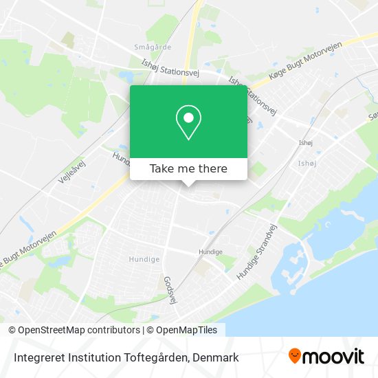 Integreret Institution Toftegården map