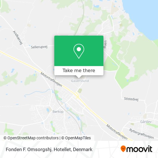 Fonden F. Omsorgshj. Hotellet map