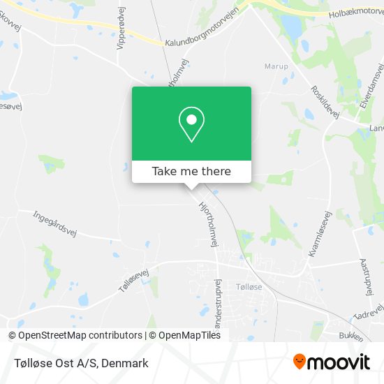 Tølløse Ost A/S map
