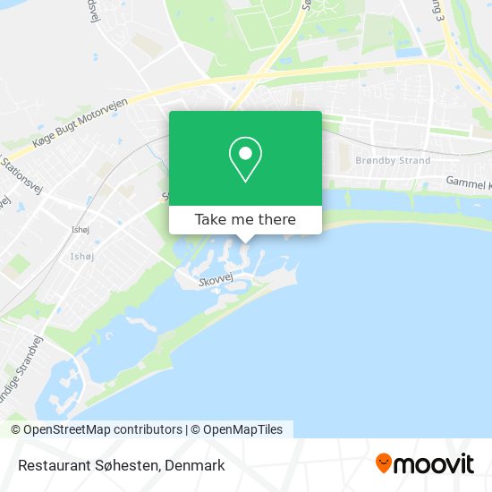 Restaurant Søhesten map