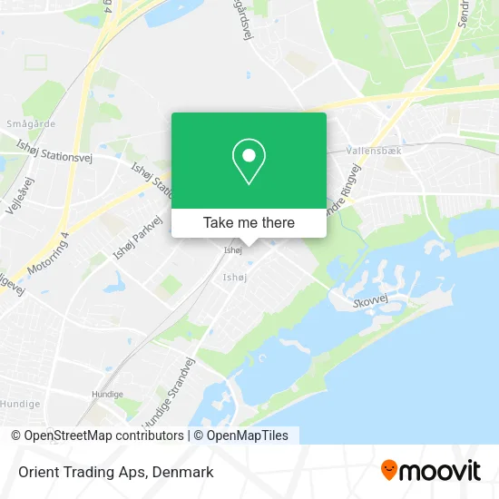 Orient Trading Aps map