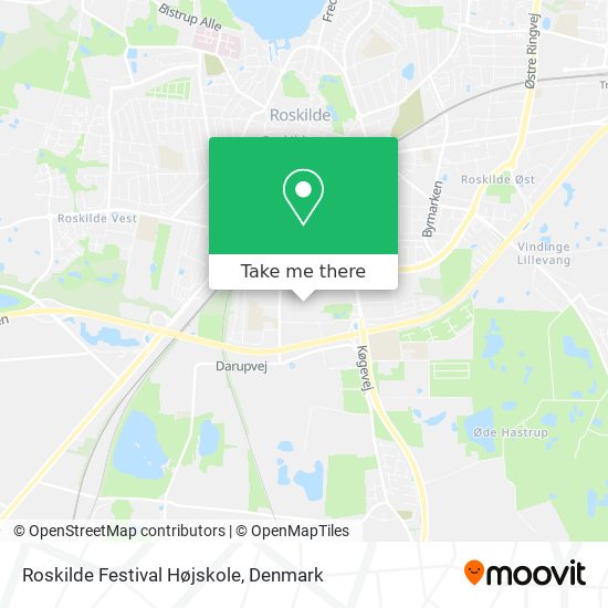 Roskilde Festival Højskole map