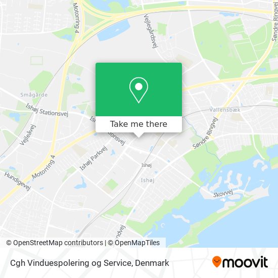 Cgh Vinduespolering og Service map