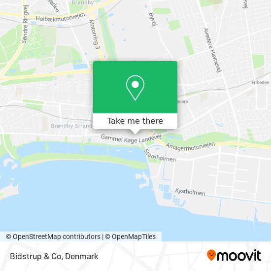 Bidstrup & Co map