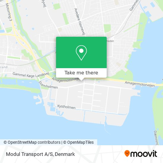 Modul Transport A/S map