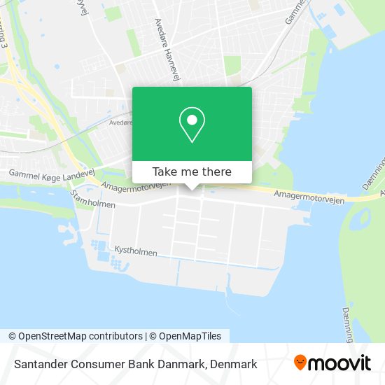 Santander Consumer Bank Danmark map