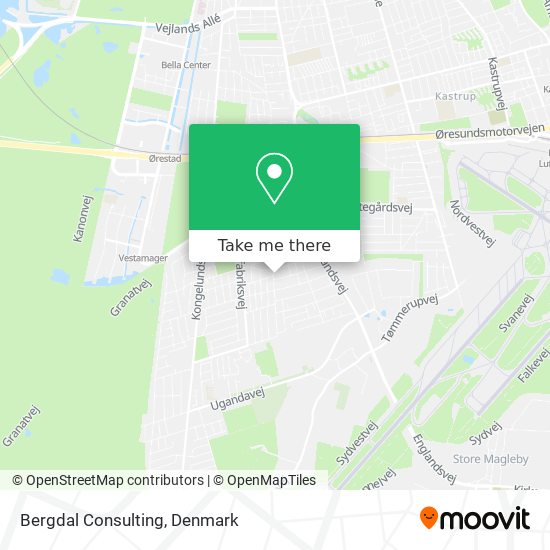 Bergdal Consulting map