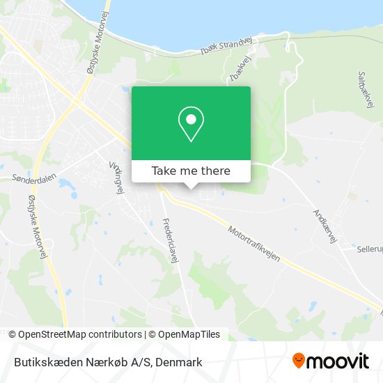 Butikskæden Nærkøb A/S map