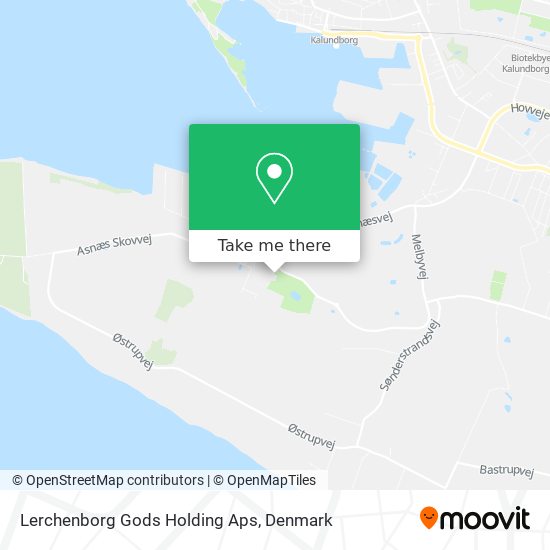 Lerchenborg Gods Holding Aps map