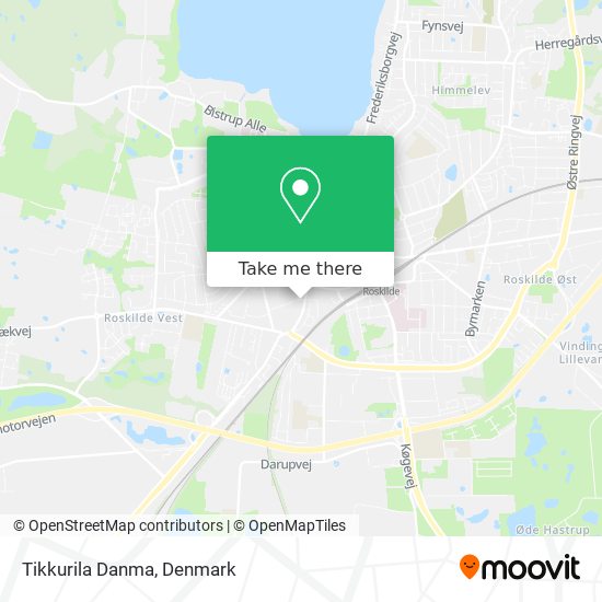 Tikkurila Danma map