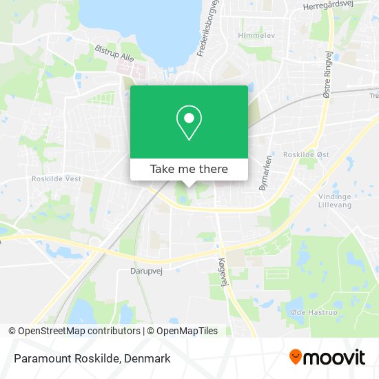 Paramount Roskilde map