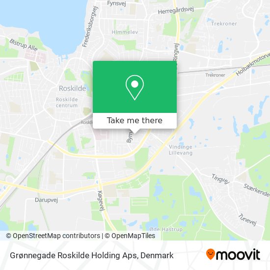 Grønnegade Roskilde Holding Aps map