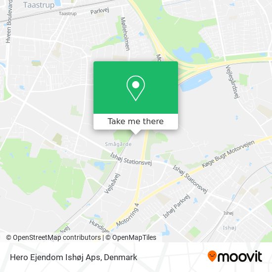 Hero Ejendom Ishøj Aps map