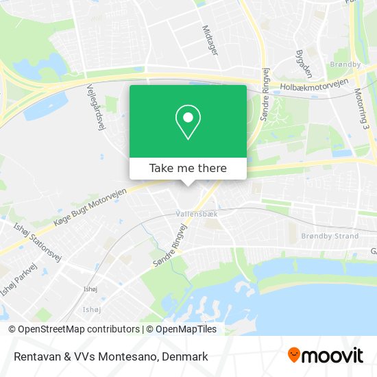 Rentavan & VVs Montesano map
