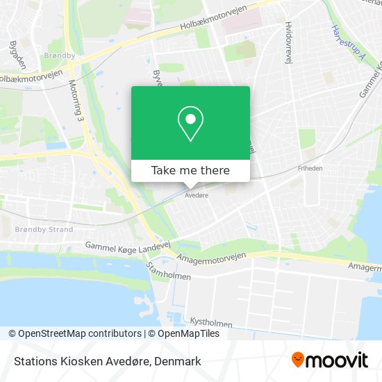 Stations Kiosken Avedøre map