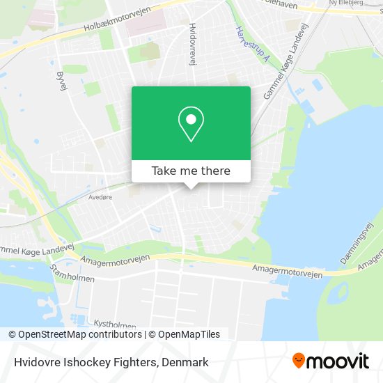 Hvidovre Ishockey Fighters map