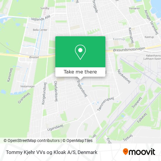 Tommy Kjehr VVs og Kloak A/S map