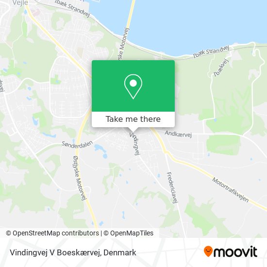 Vindingvej V Boeskærvej map