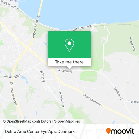 Dekra Amu Center Fyn Aps map