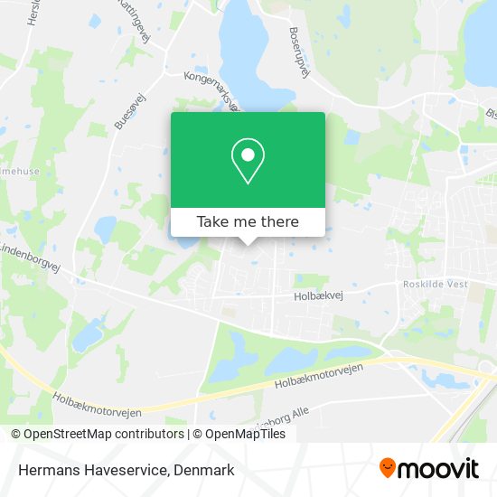 Hermans Haveservice map