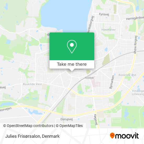 Julies Frisørsalon map