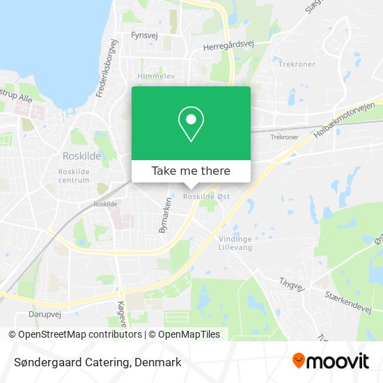 Søndergaard Catering map