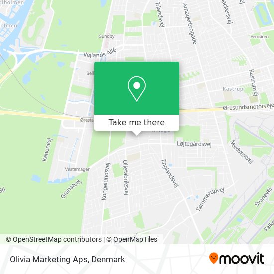 Olivia Marketing Aps map