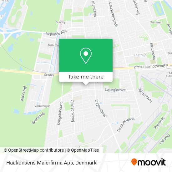 Haakonsens Malerfirma Aps map