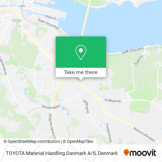 TOYOTA Material Handling Danmark A / S map