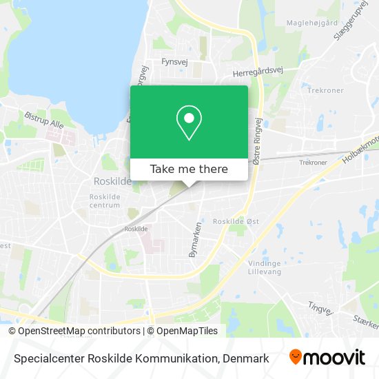 Specialcenter Roskilde Kommunikation map