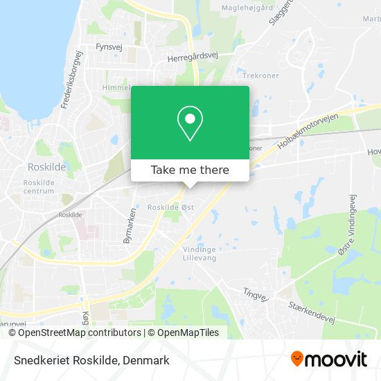 Snedkeriet Roskilde map