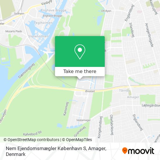 Nem Ejendomsmægler København S, Amager map