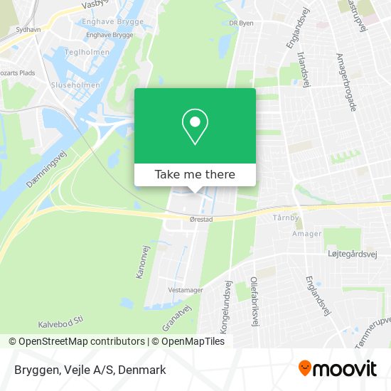Bryggen, Vejle A/S map