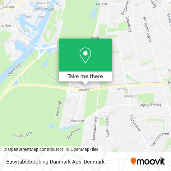 Easytablebooking Danmark Aps map
