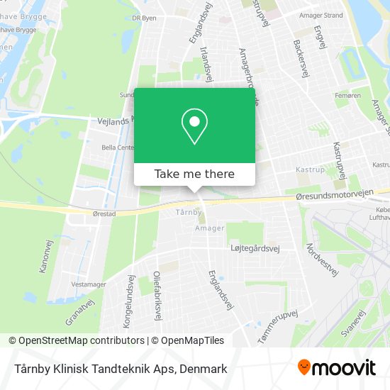 Tårnby Klinisk Tandteknik Aps map