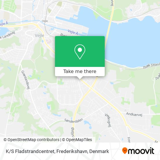 K / S Fladstrandcentret, Frederikshavn map