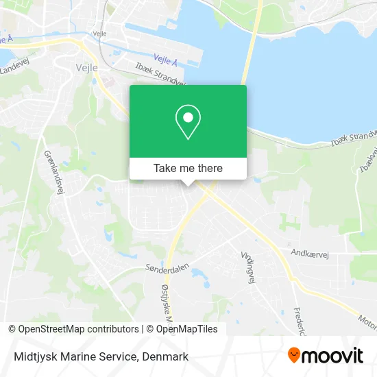 Midtjysk Marine Service map