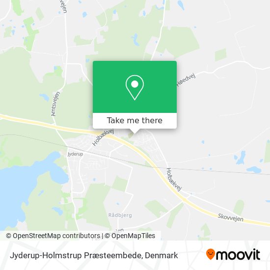 Jyderup-Holmstrup Præsteembede map