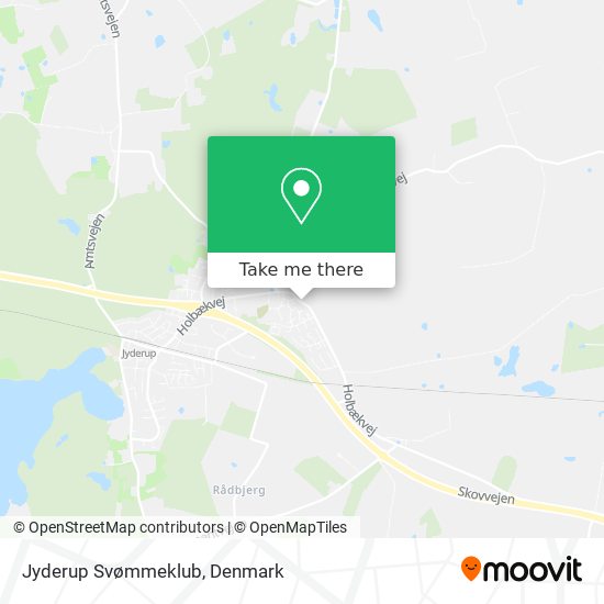 Jyderup Svømmeklub map