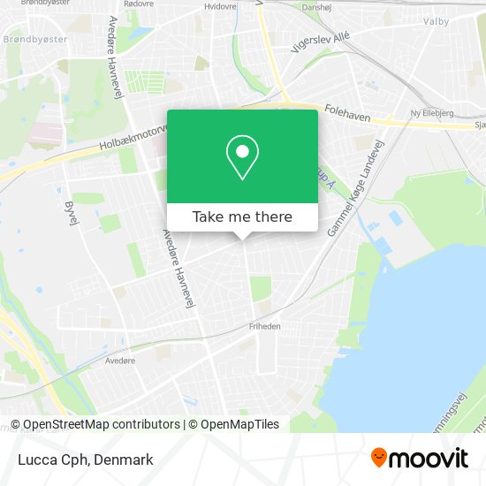 Lucca Cph map